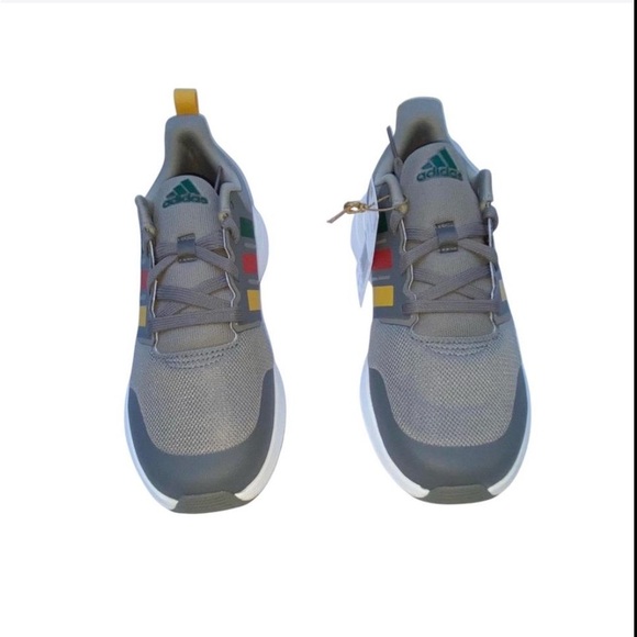 Adidas FORTARUN 2.0 CLOUDFOAM MULTICOLOR STRIPES NIB size 4.5 youth/womans 7 - 8 - Picture 3 of 10